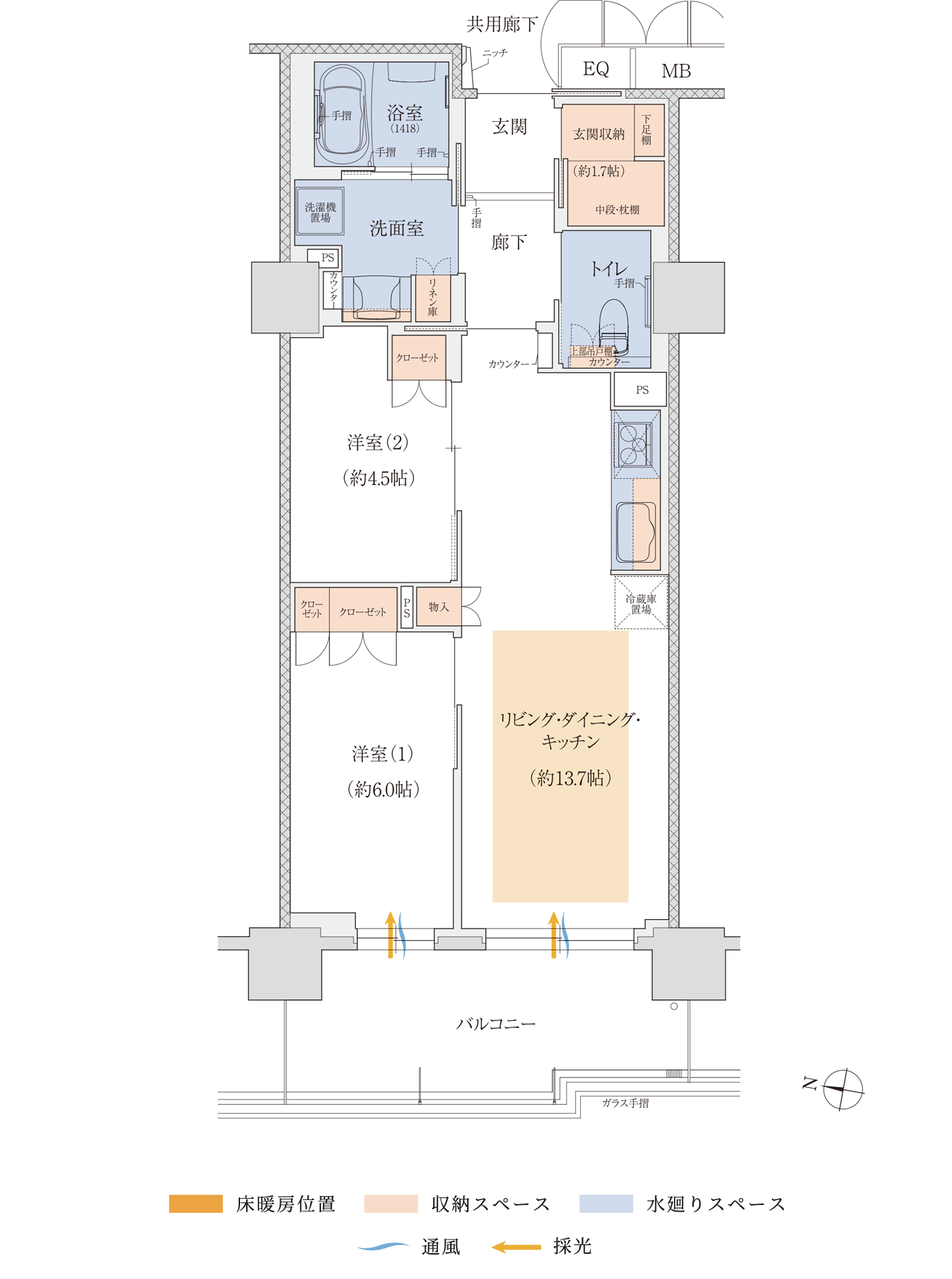 B1タイプ間取り